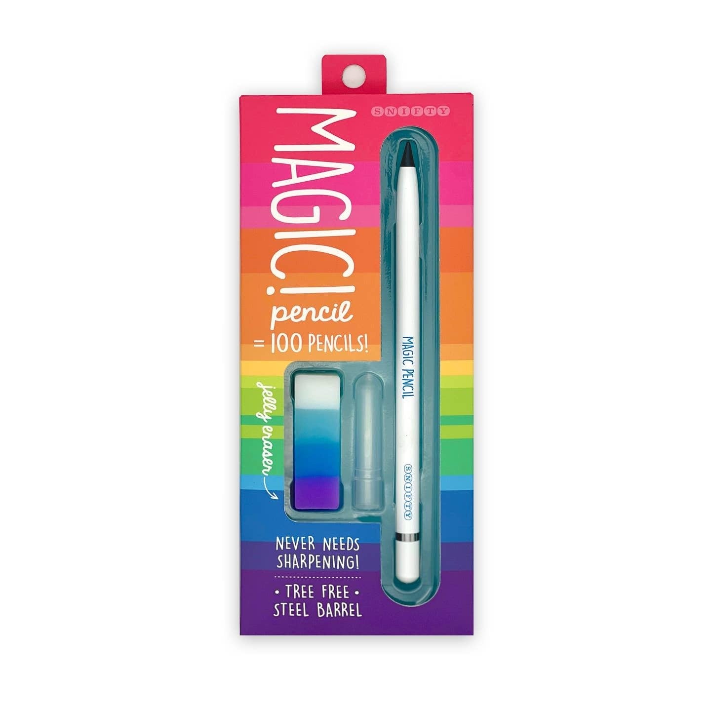 Magic Pencil & Eraser Set - White
