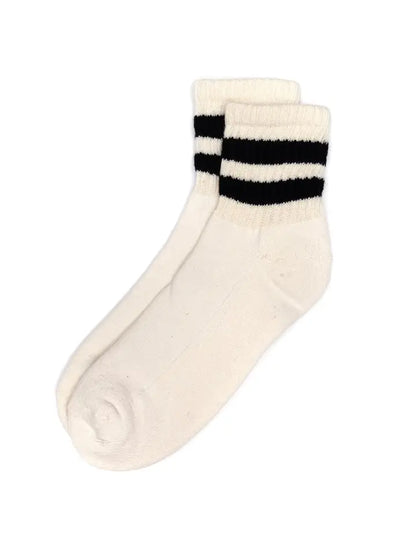 The Mono Stripe Quarter Crew Socks