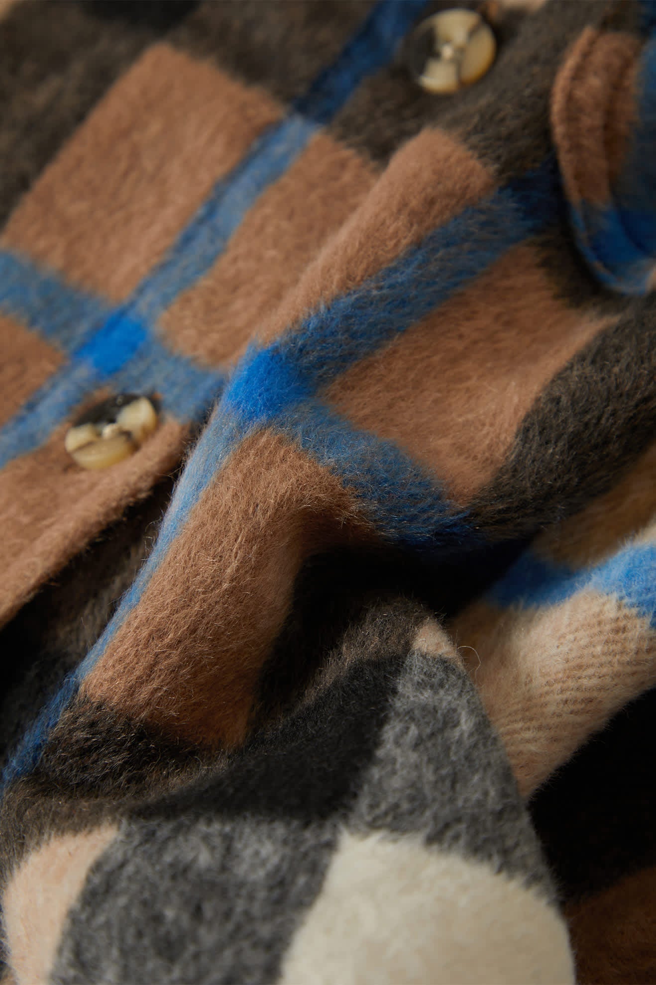 Bowery Women's Soft Brushed Flannel - Washed Black/Sand