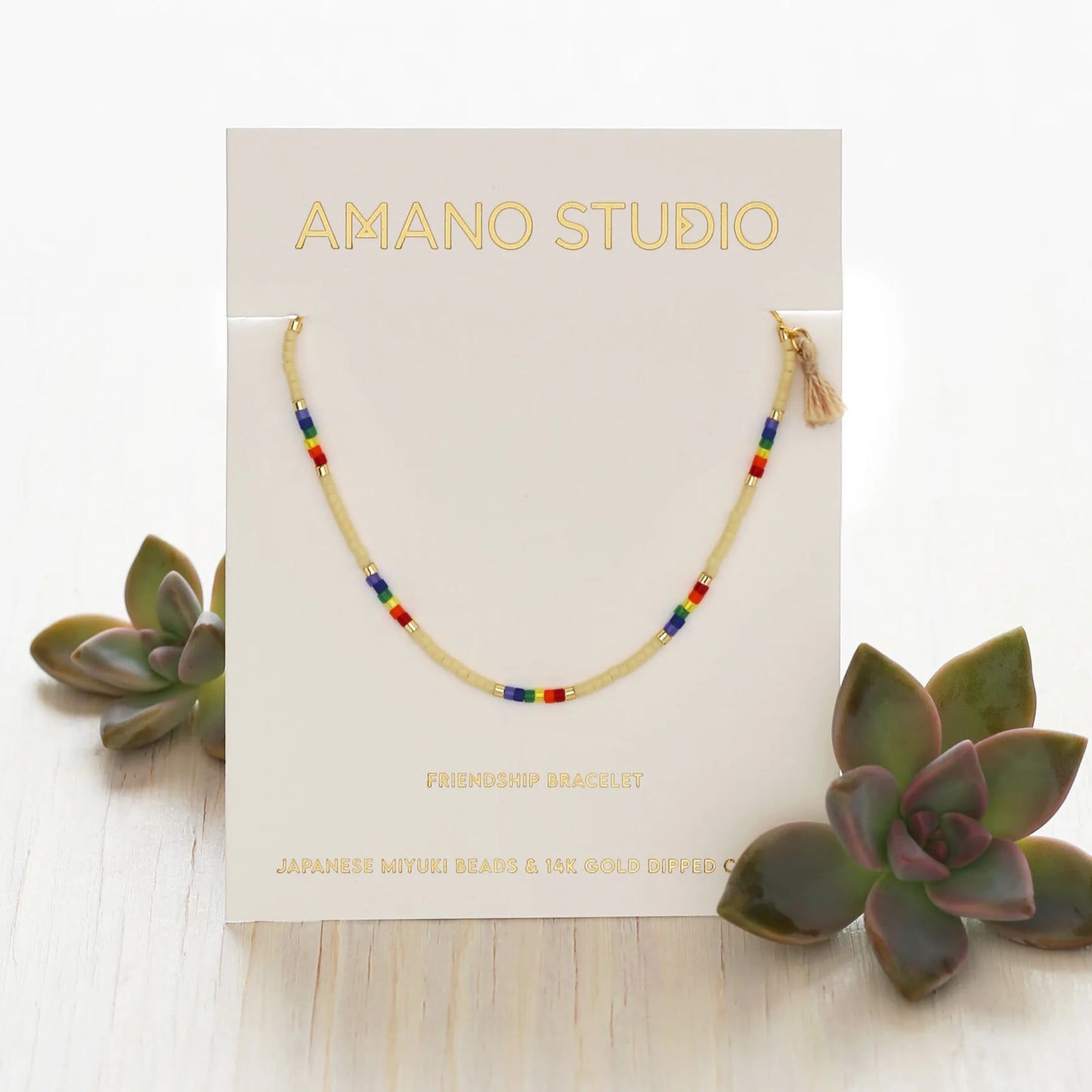 Miyuki Japanese Seed Bead Bracelets - Rainbow