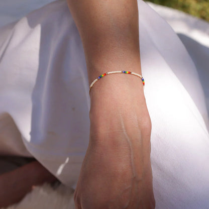 Miyuki Japanese Seed Bead Bracelets - Rainbow
