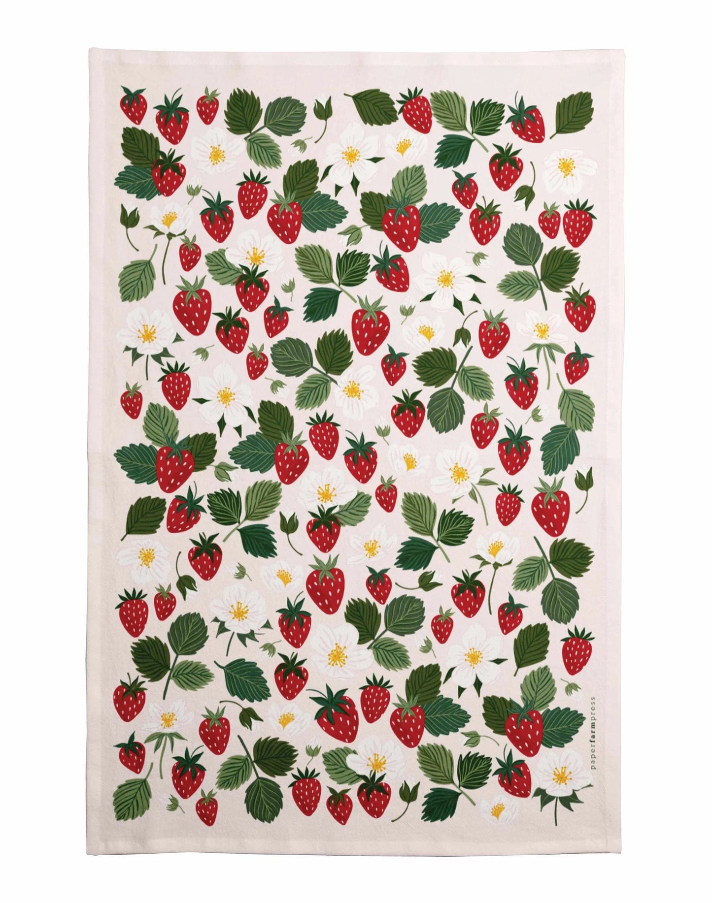 Strawberry Patch Tea Towel