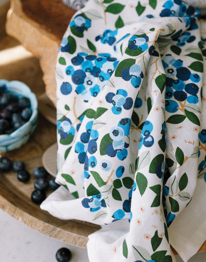 Blueberry Field Tea Towel