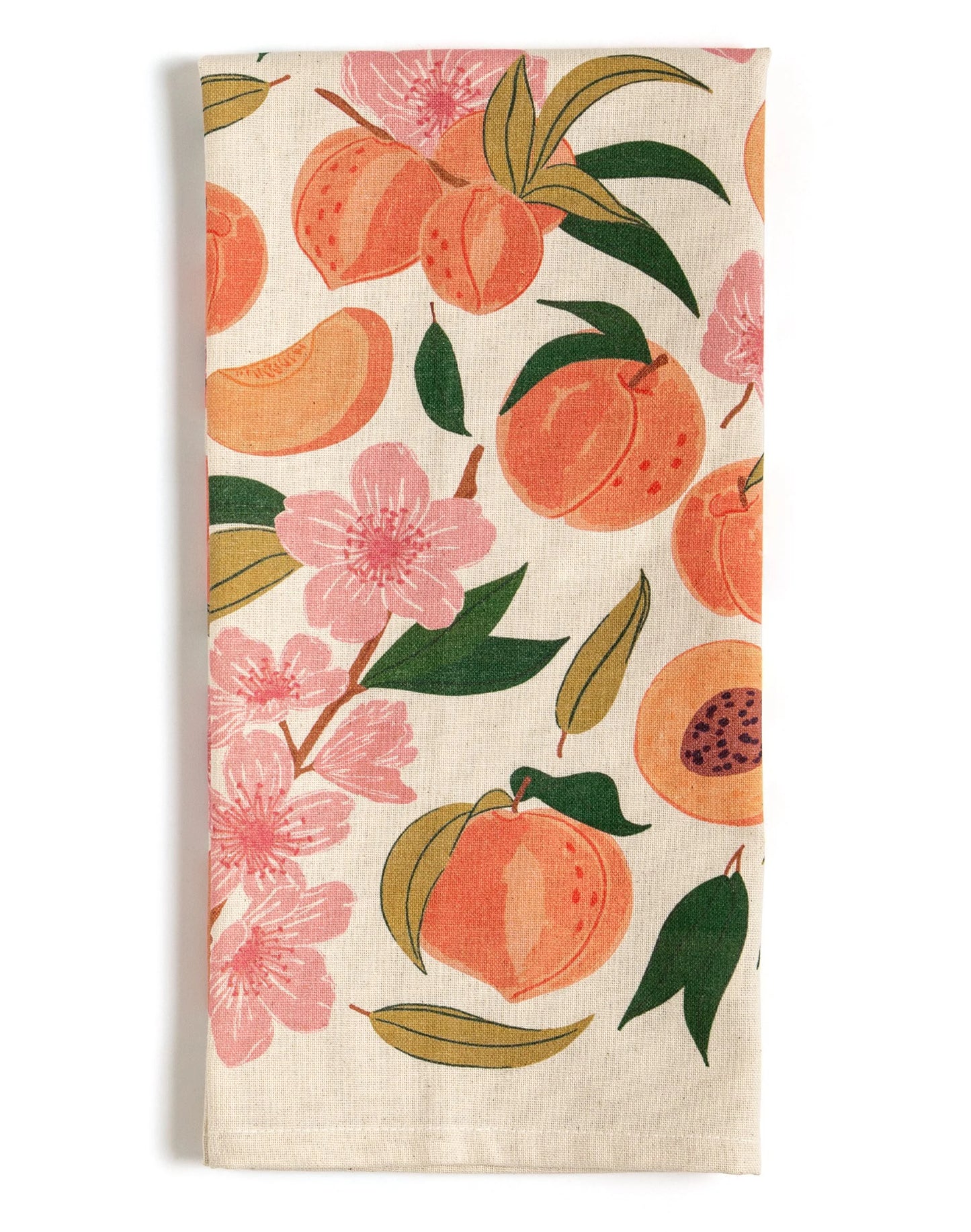 Peach Blossom Tea Towel