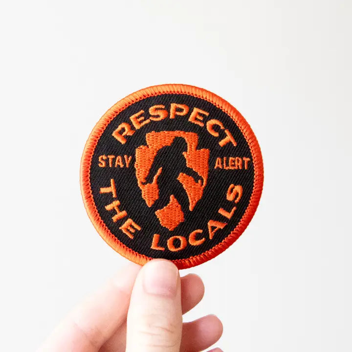 Respect the Locals Bigfoot Patch