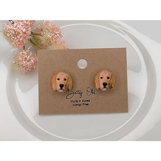 Labrador Stud Earrings