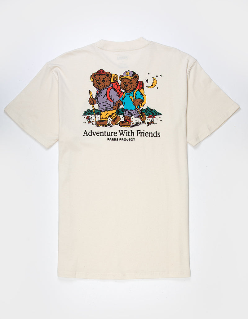 Adventure With Friends Bear Tee - Natural