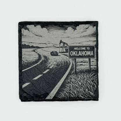 Route 66 Oklahoma Slate Coasters