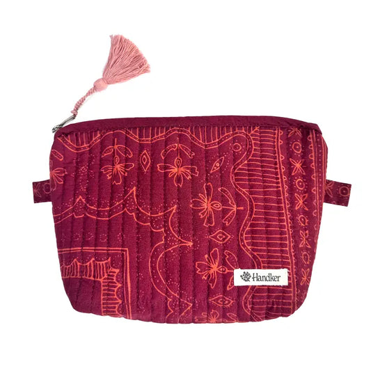 June Quilted Zipper Pouch