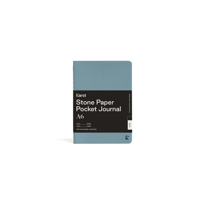 A6 Blank Pocket Journal - Glacier