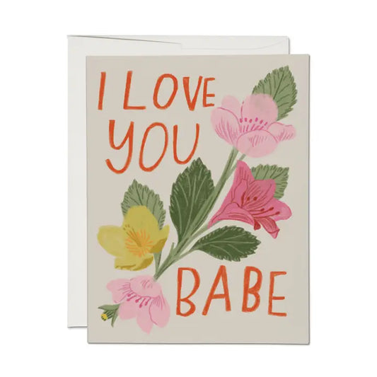 Love You Babe Card