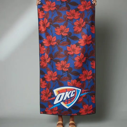 Beach Towel - OKC Floral