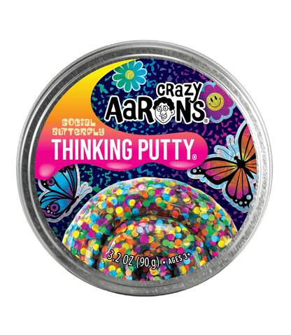 Social Butterfly 4" Thinking Putty