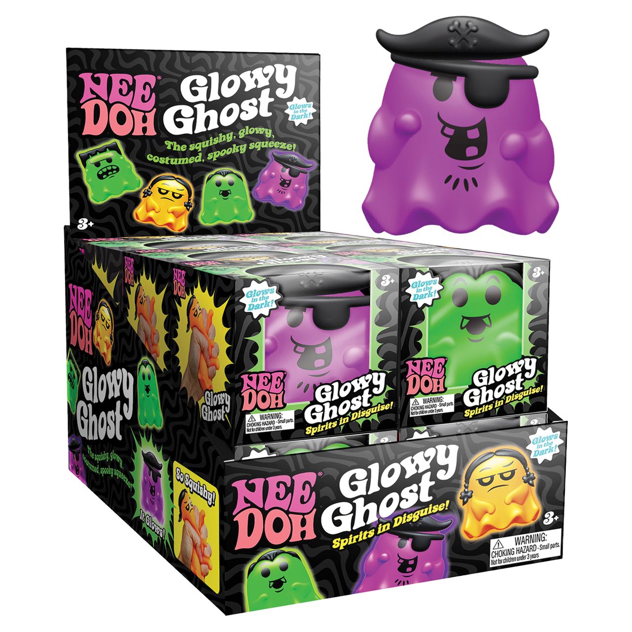 NeeDoh Glowy Ghost (Max 3 Per Household)
