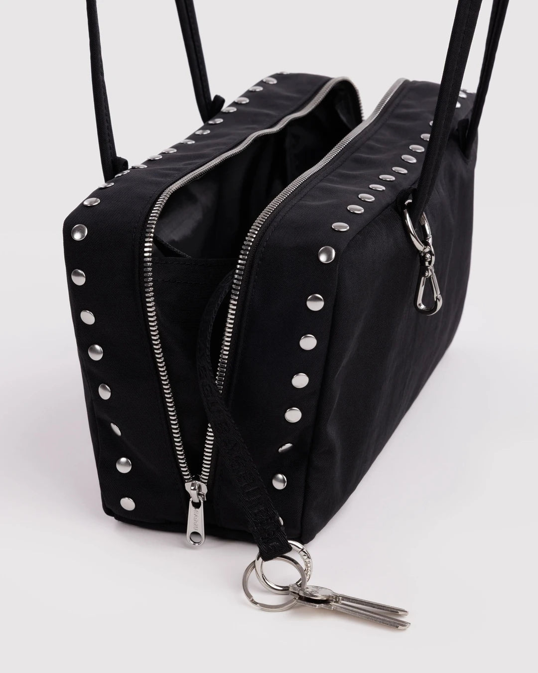 Nylon Bowler Bag - Studs