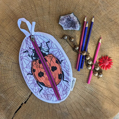 Ladybug Zippered Pouch