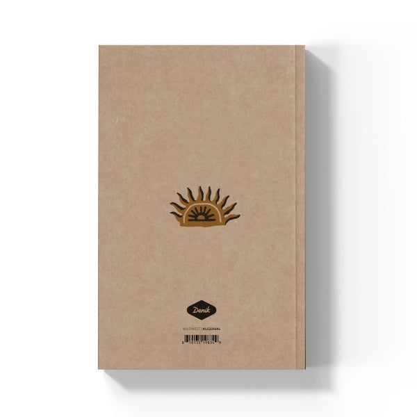 Western Horse Kraft Layflat Notebook Journal