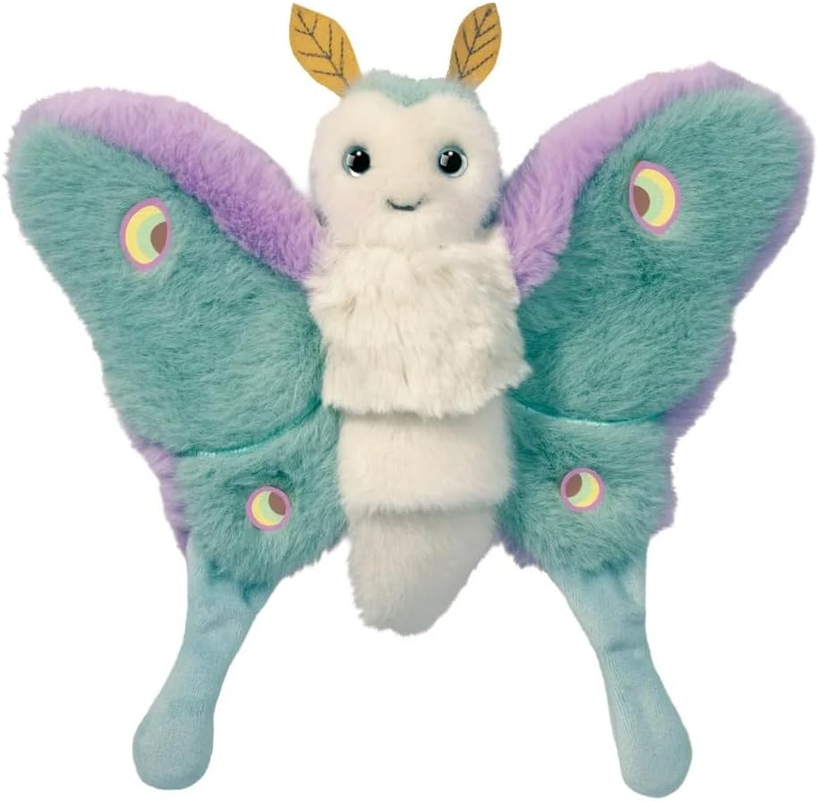 Juniper Luna Moth Stuffed Animal Finger Puppet