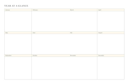 Weekly Planner American Horticultural Society