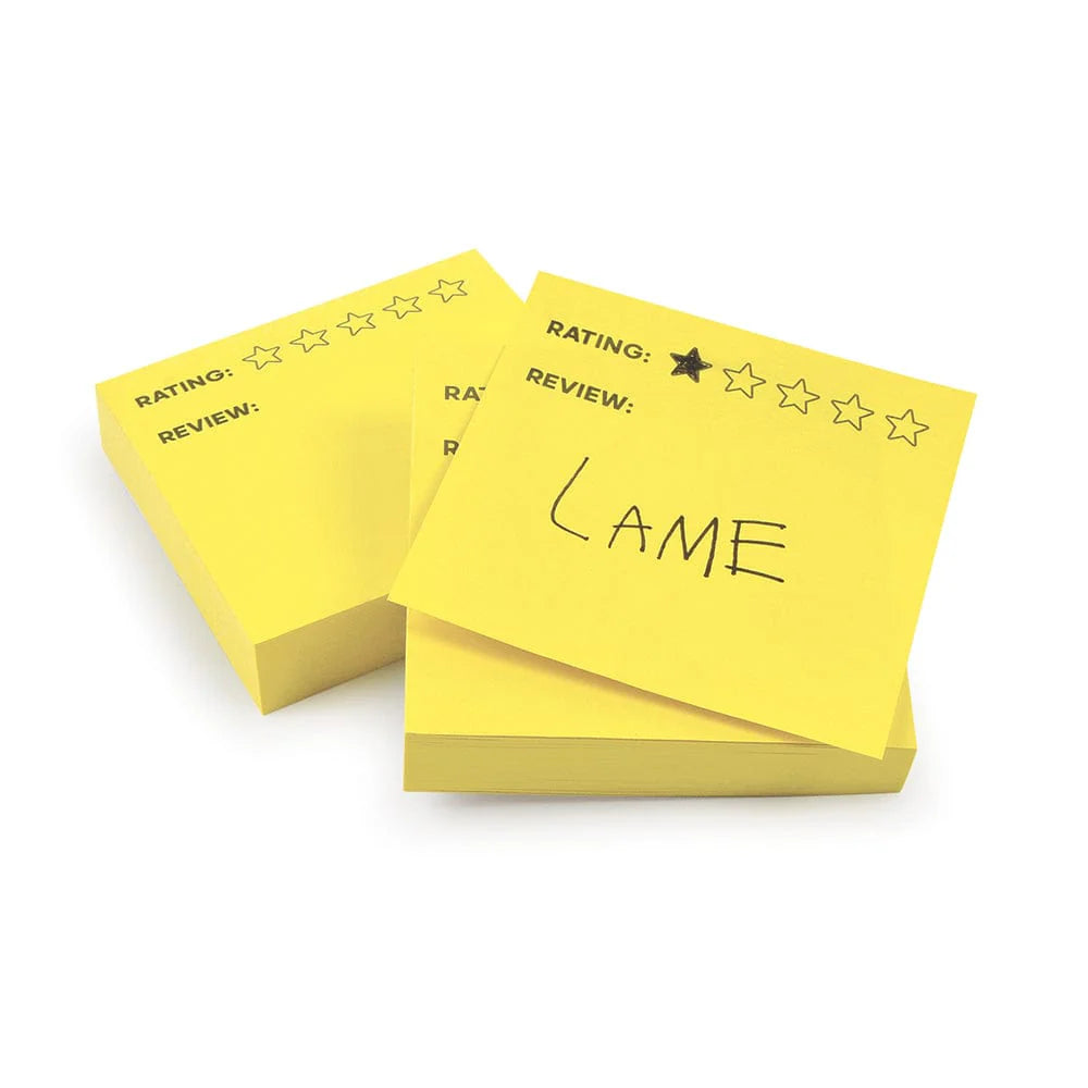 Over-Rated Sticky Notes