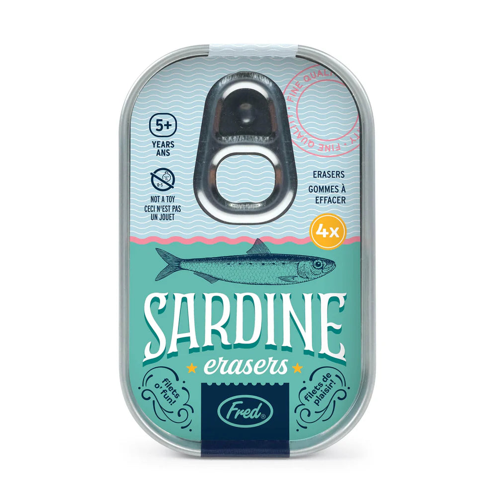 Sardine Erasers