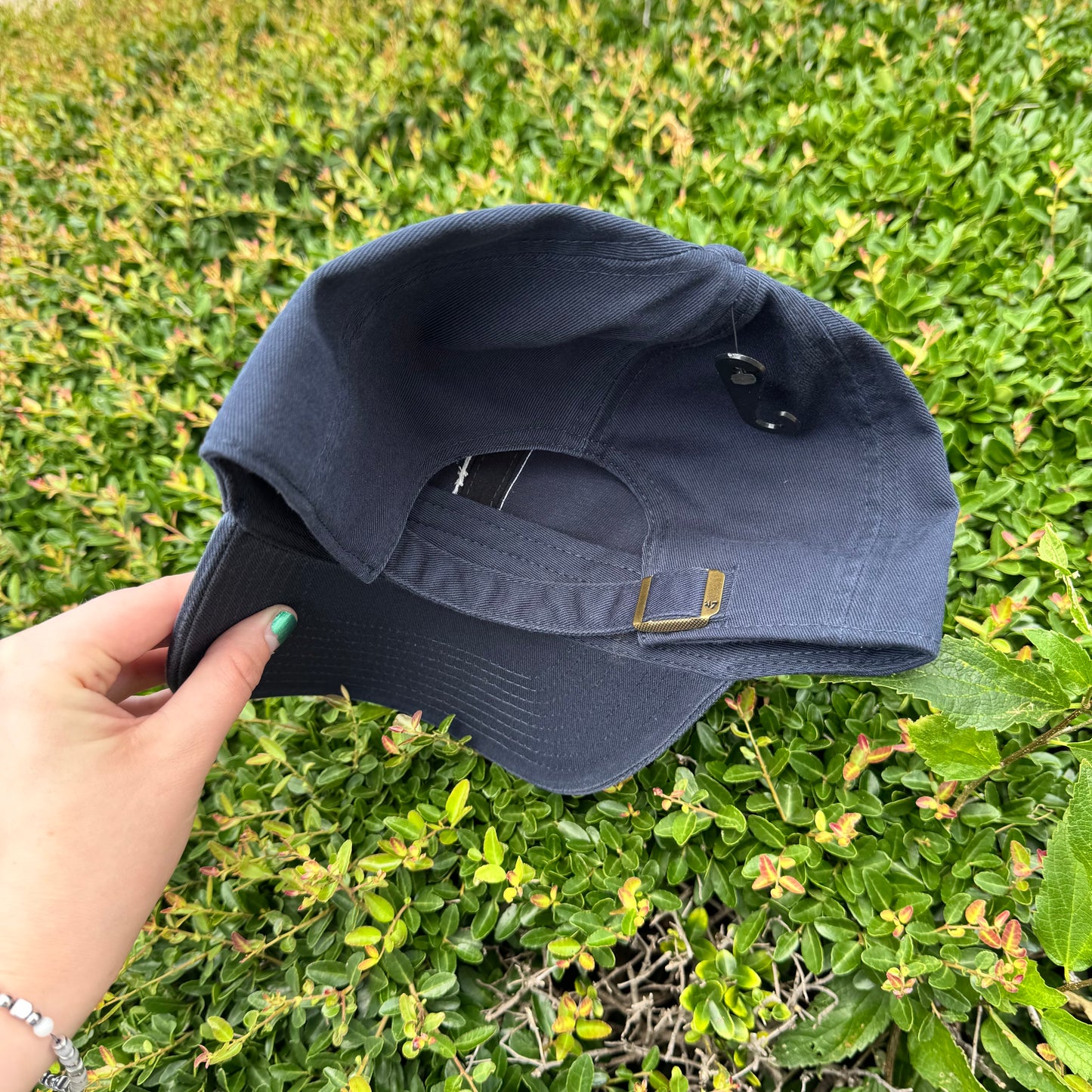 OKC Bolt Logo Patch Hat - Navy Dad Hat