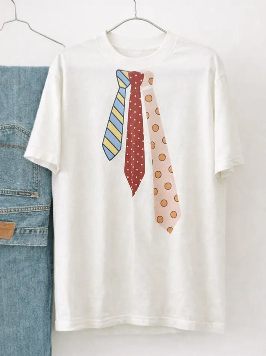 So Many Ties Tee - Off White