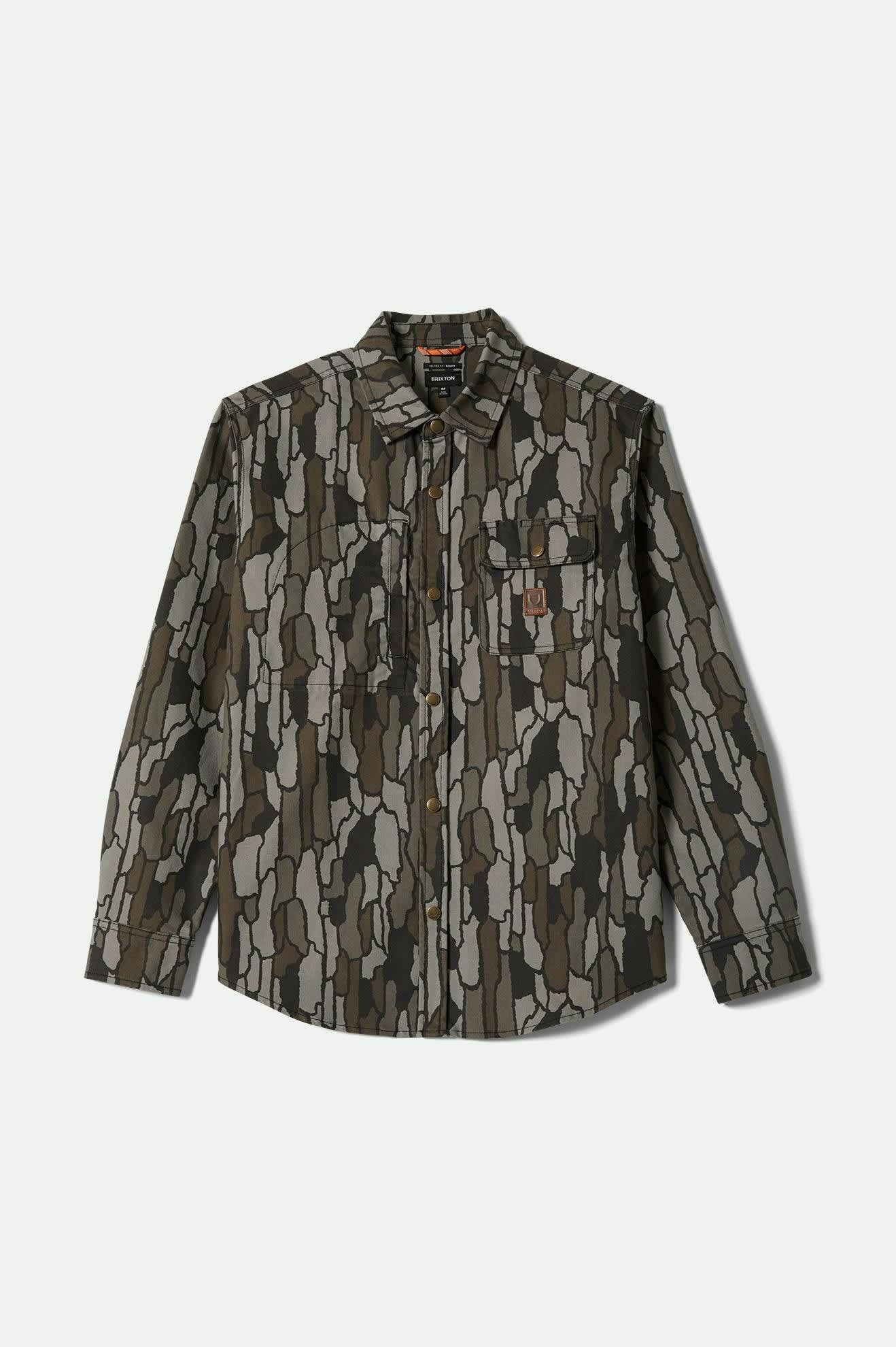Builders Stretch Overshirt - Bark Camo