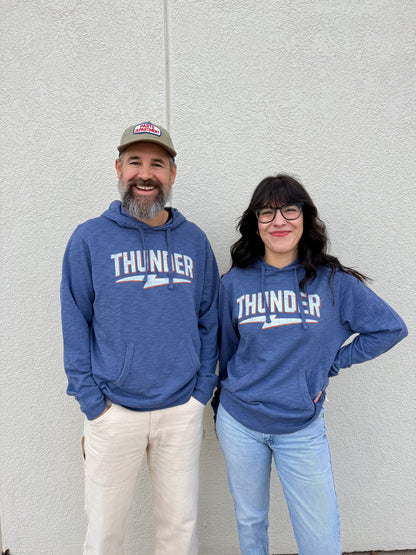 Thunder Bolt Rec Hoodie - Marina Blue