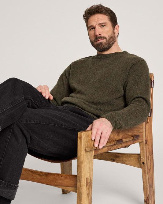 Wool Crew - Camo Heather