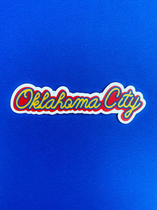 Sticker | Oklahoma City Script