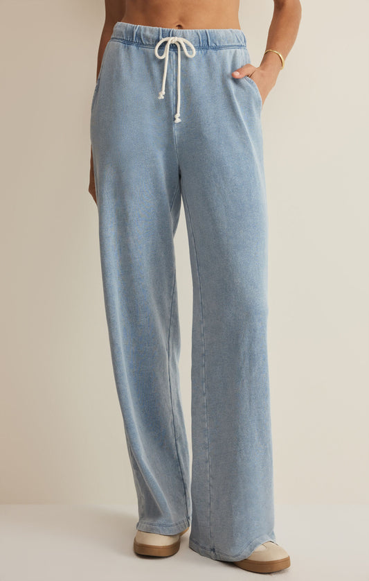 Hunter Knit Denim Pant - Ocean Air Indigo