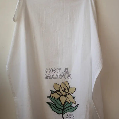 Home Sweet Oklahoma Magnolia Tea Towel