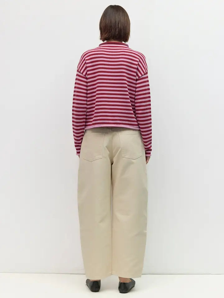 The Ceceila Cardigan - Lilac/Burgundy