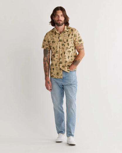 Laramie S/S Shirt - Tan Yuca Valley