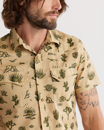 Laramie S/S Shirt - Tan Yuca Valley