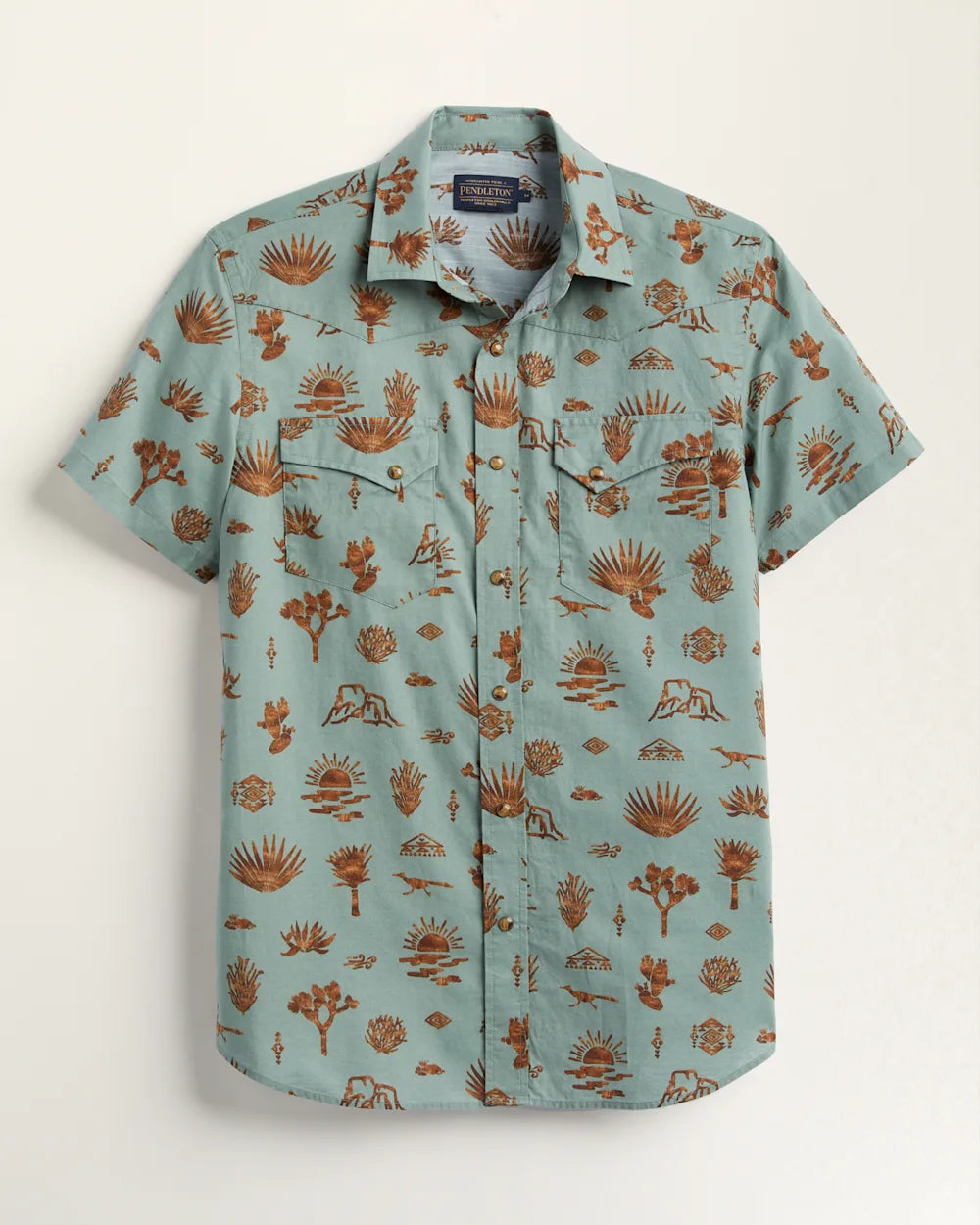 Laramie S/S Shirt - Green Yuca Valley