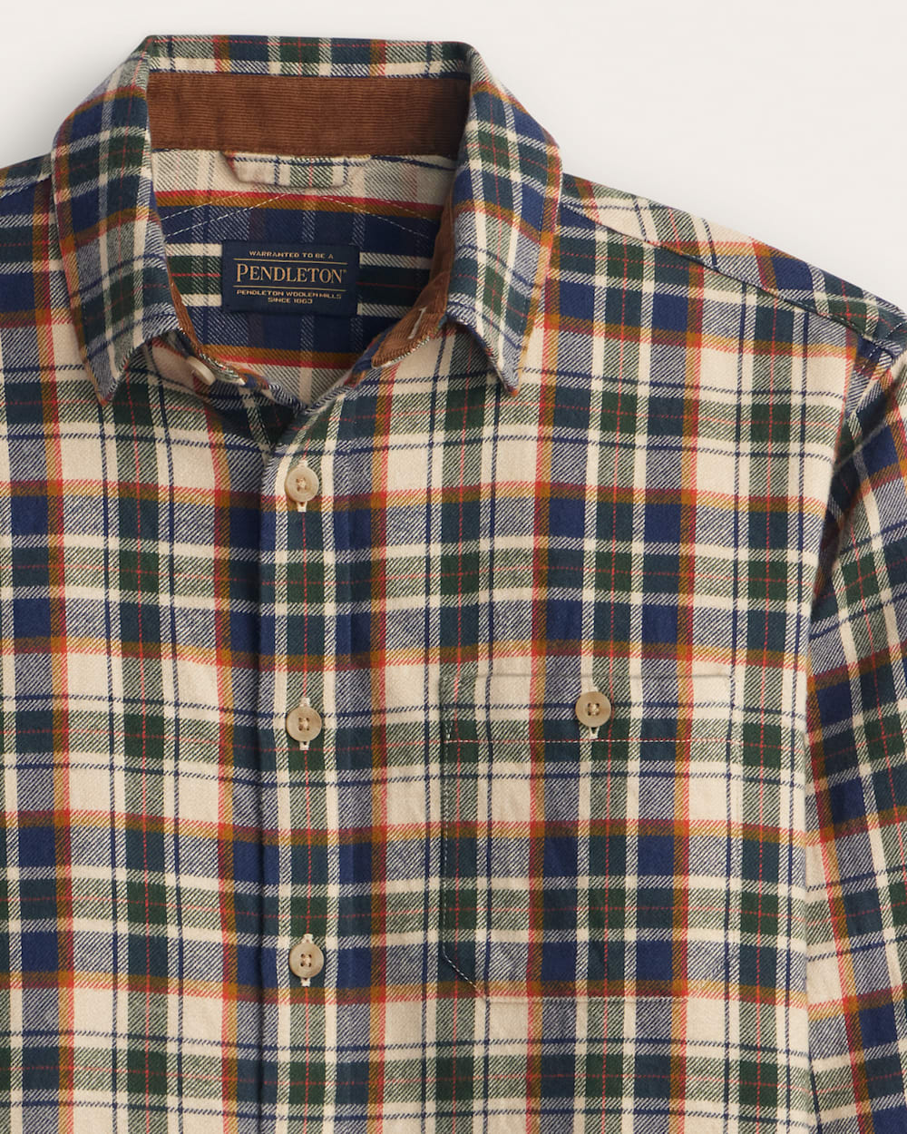 Fremont Flannel Shirt - Tan Multi Plaid