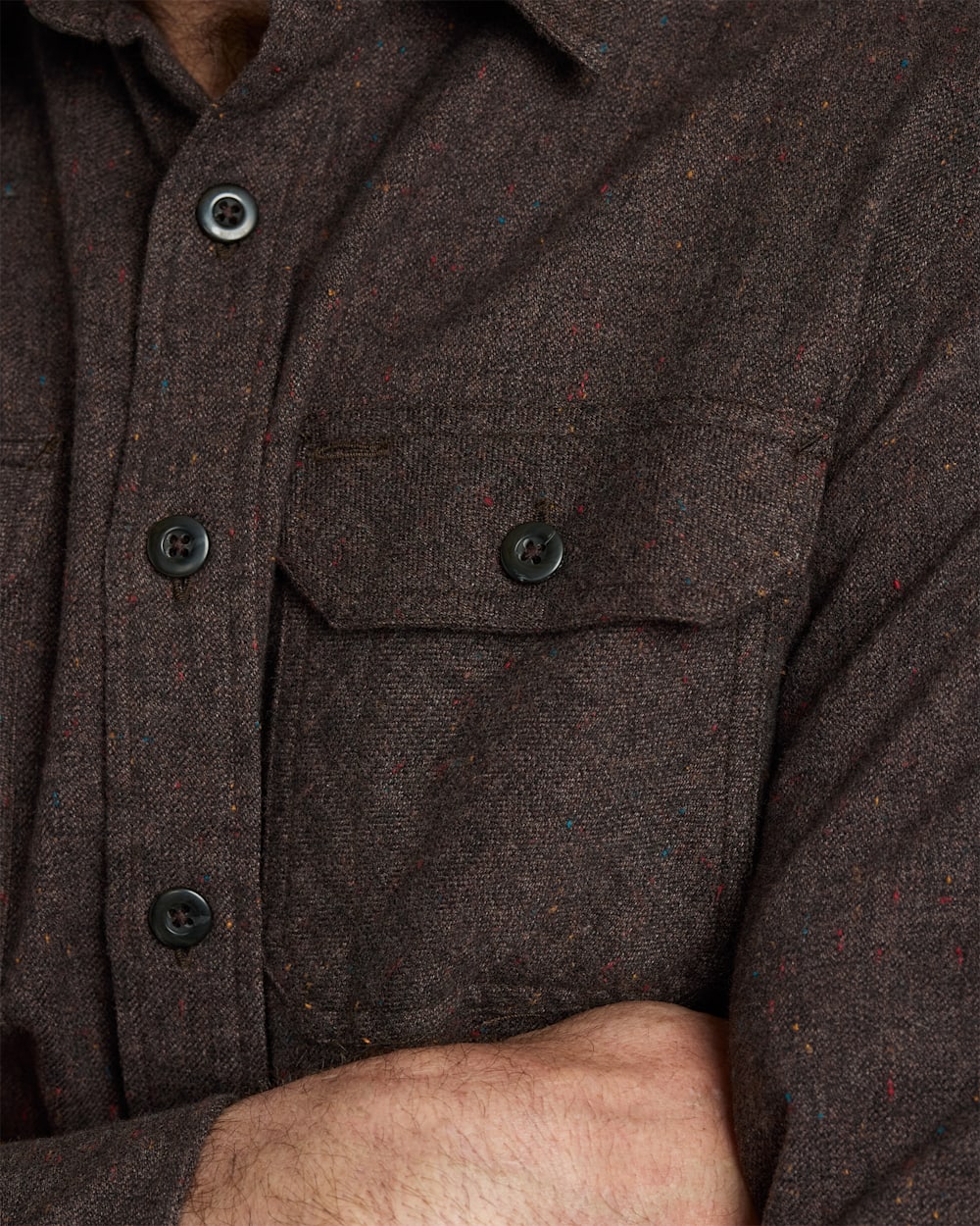 Burnside Flannel Shirt - Brown Heather