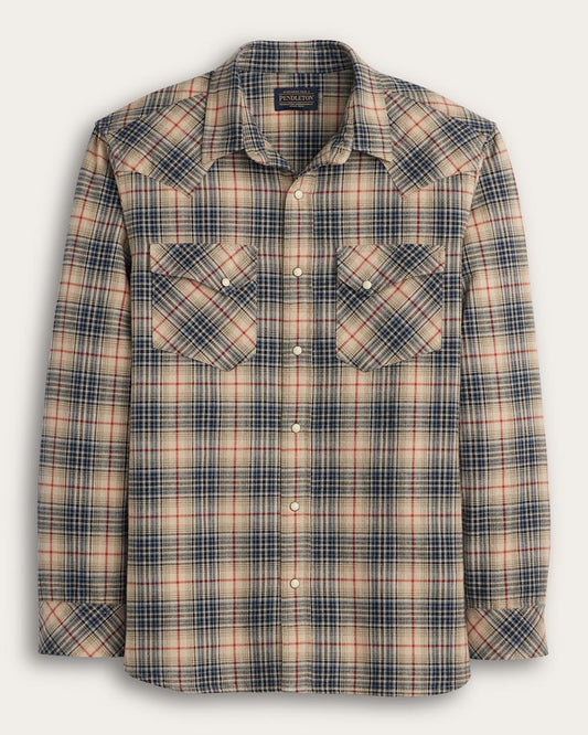 Wyatt Shirt - Natural Multi Plaid