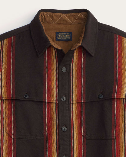 Weston Flannel - Brown Multi Stripe