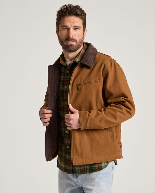 Tahoma Canvas Trucker Jacket - Whiskey