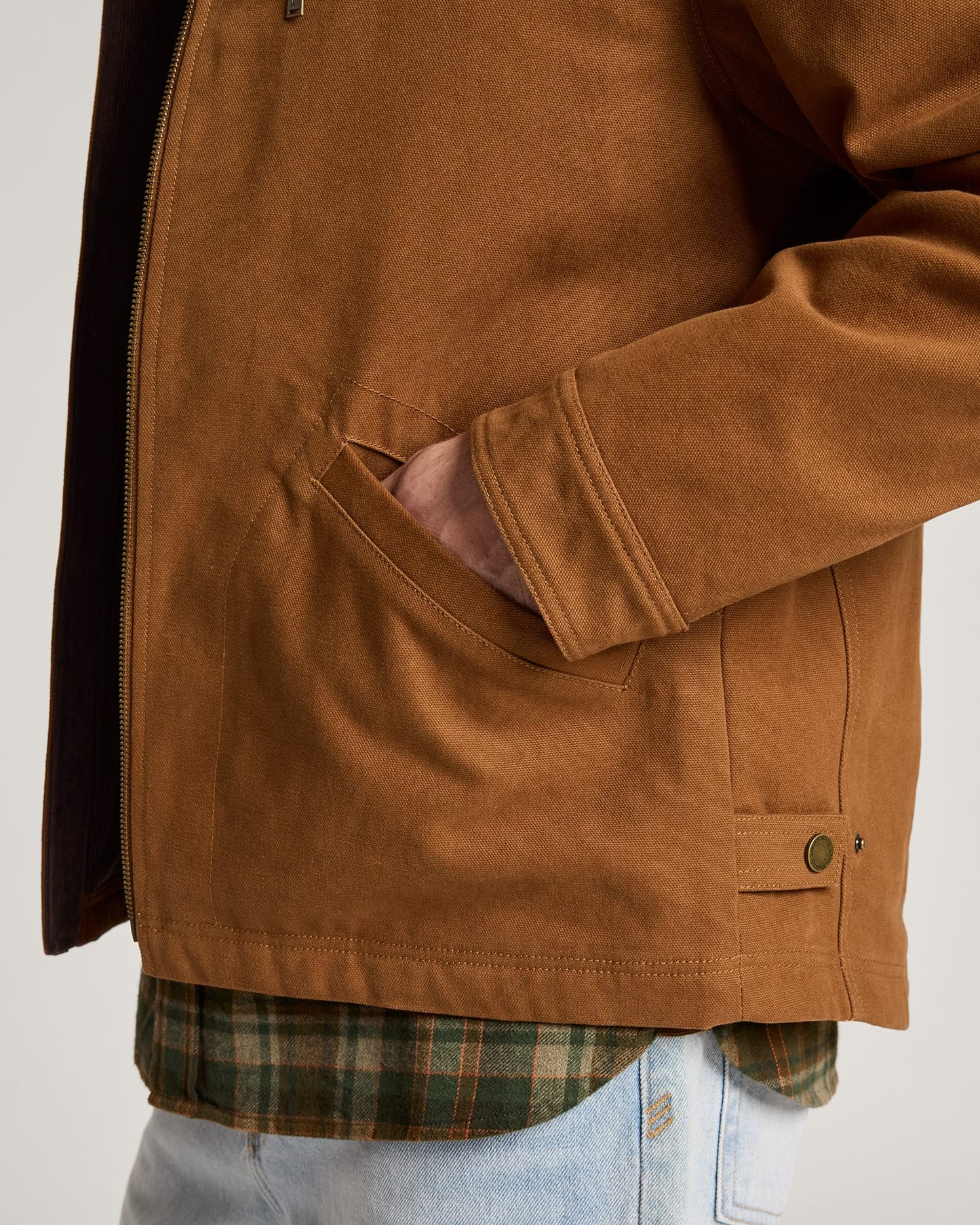 Tahoma Canvas Trucker Jacket - Whiskey