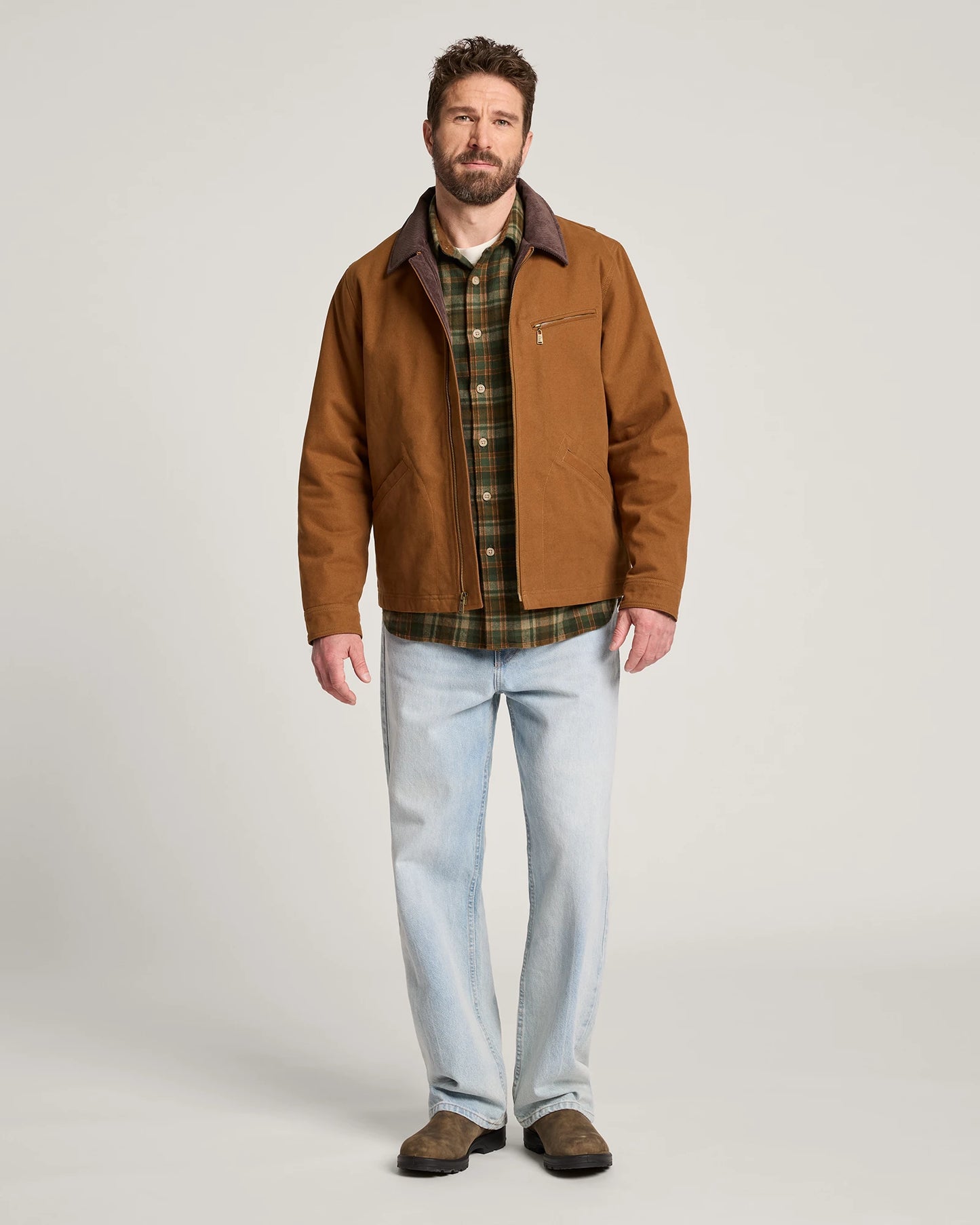 Tahoma Canvas Trucker Jacket - Whiskey