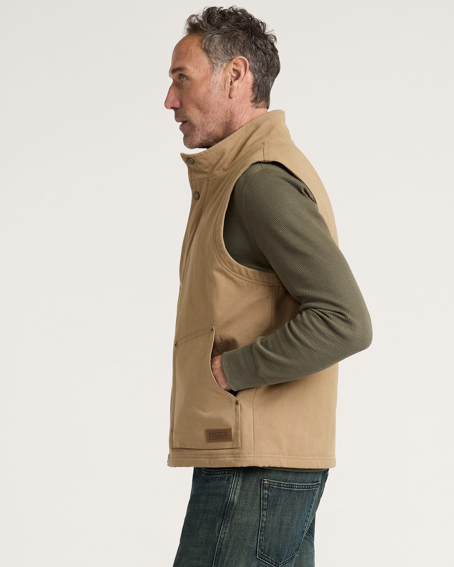 Pine Grove Canvas Vest - Old Oak