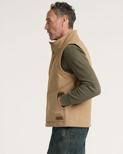 Pine Grove Canvas Vest - Old Oak