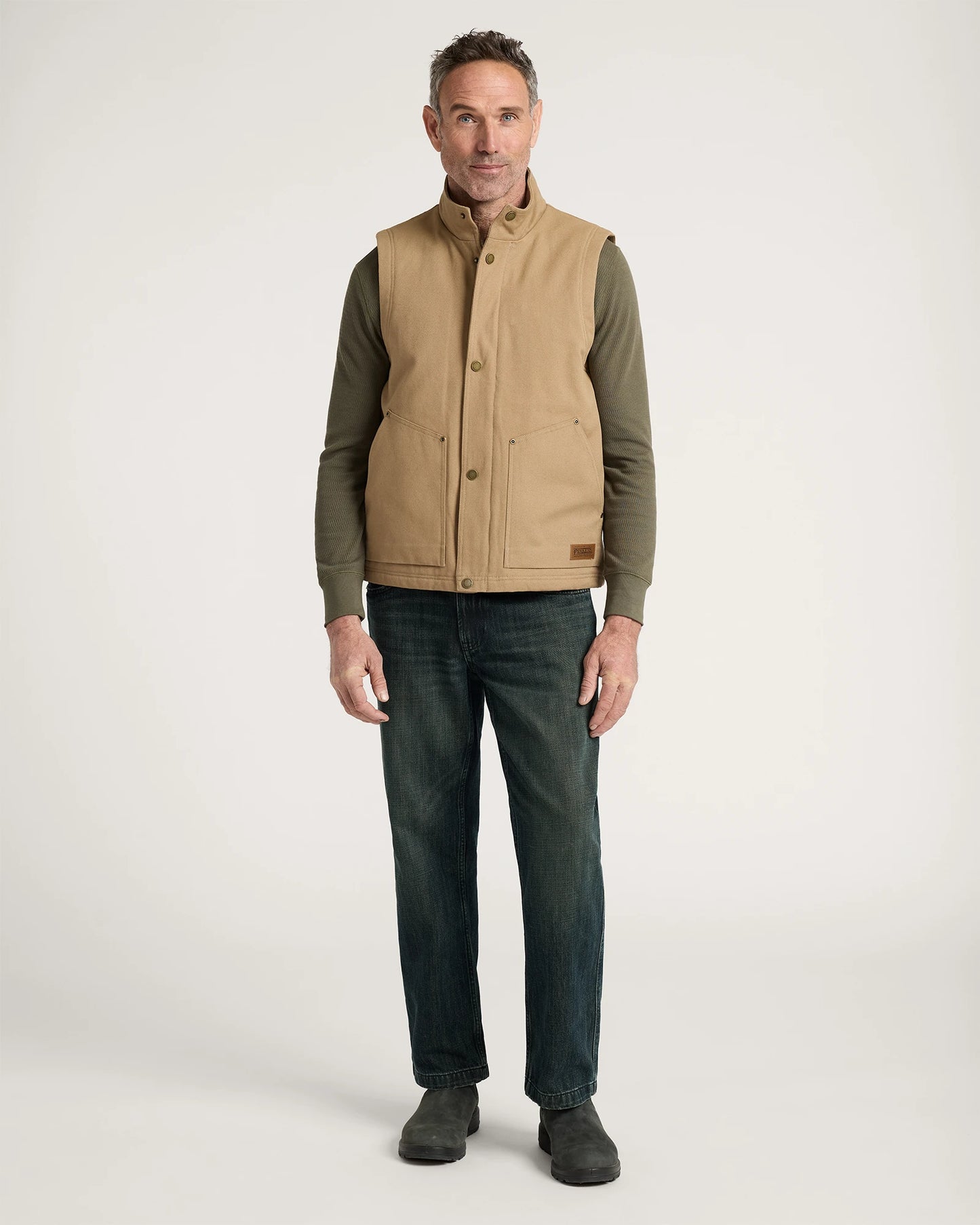Pine Grove Canvas Vest - Old Oak