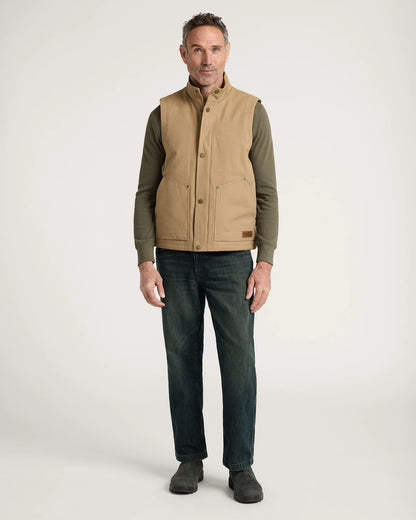 Pine Grove Canvas Vest - Old Oak