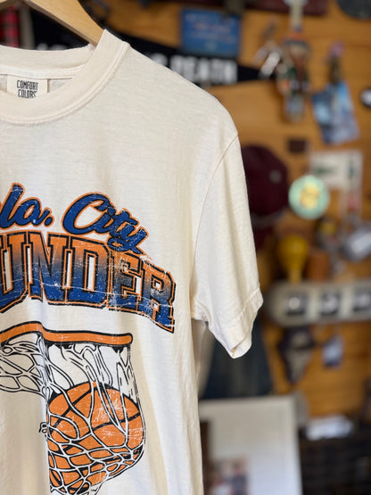 Okla City Net Tee - Ivory