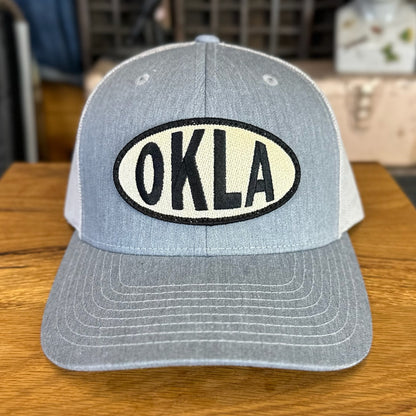 Circle OKLA trucker - Grey/Cream